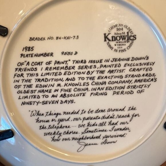 Knowles Plate Art - Picture 4 of 5
